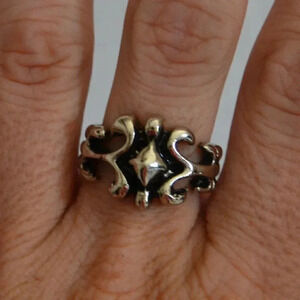 5/$25 Silvertone  Ring